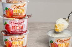 Layered Cottage Cheese Snacks