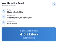 Digital Hydration Calculators Image 1