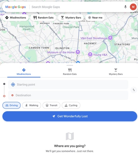 Meandering Web Maps