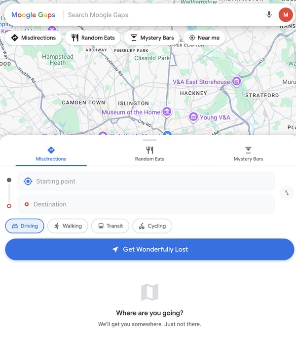 Meandering Web Maps