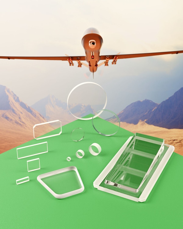 Custom-Fabricated Protective Optical Components