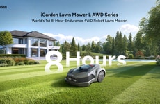 Four-Wheel Robotic Lawn Mowers