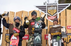 Snowboard Slopestyle Athlete Celebrations