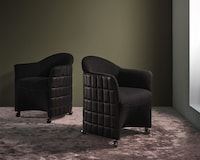 Quilted Shell Armchairs Image 2