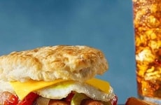 Smoked Sausage Breakfast Biscuits