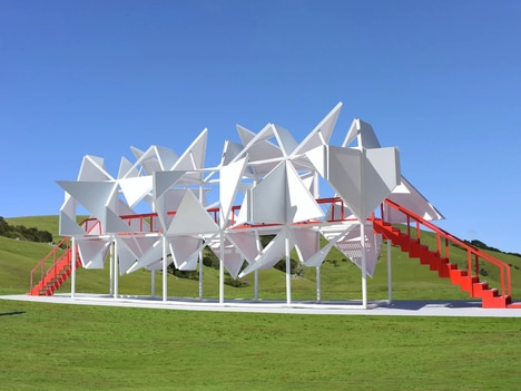 Walkable Steel Sculptures