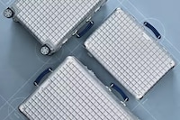 Embossed Aluminum Luggage Image 1