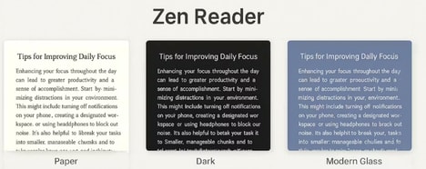 Focus Enhancement Tools