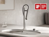 Slilck Coordinated Sink-Faucet Systems