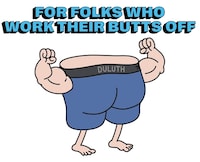 Animated Butt-Shaped Mascots Image 1