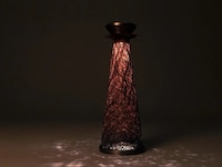 Palm Bark Table Lamps Image 2