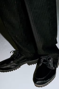 Textural Hairy Boat Shoes Image 3