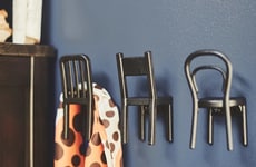 Chair-Shaped Wall Hooks