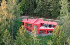 Red Steel Forest Houses