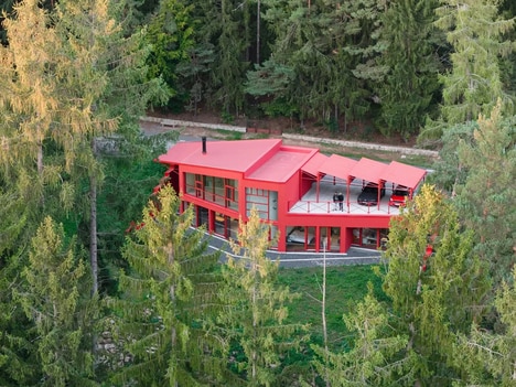 Red Steel Forest Houses