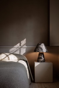 Upcycled Glass Table Lamps Image 1
