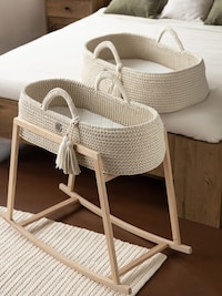 Woven Baby Moses Baskets Image 1