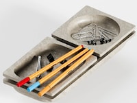 Modular Concrete Desk Organizers Image 2