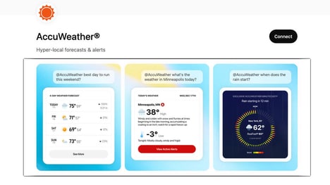 Embedded Weather Chat Features