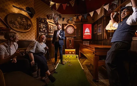 Victorian Parlour Gaming Booths