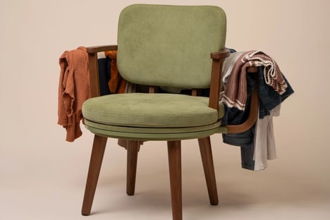 Rotating Clothing Storage Chairs