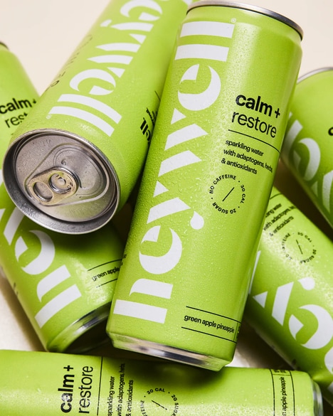 Calming Green Apple Beverages