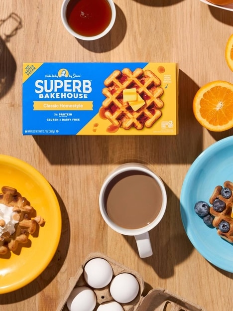 Frozen Clean-Label Waffles