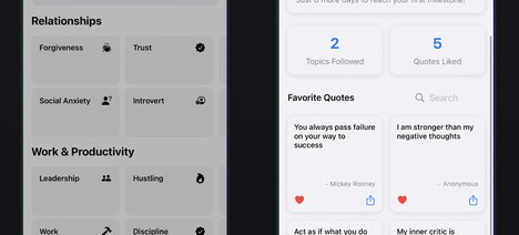 Custom Motivation Apps
