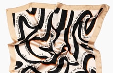 Affirmation-Inspired Silk Scarves