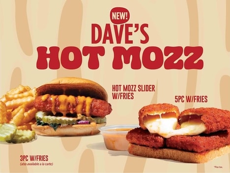 Mozzarella Cheese-Inspired QSR Offerings