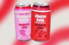 Strawberry Vanilla Prebiotic Sodas