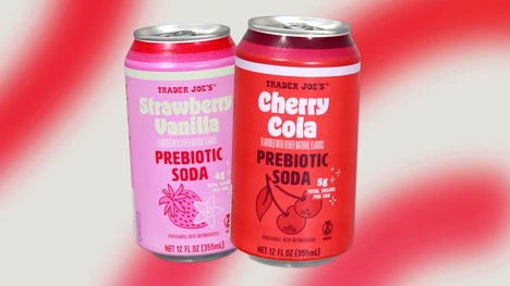 Strawberry Vanilla Prebiotic Sodas
