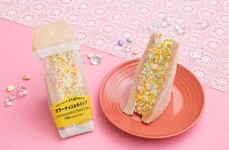 Colorful Whipped Cream Sandwiches