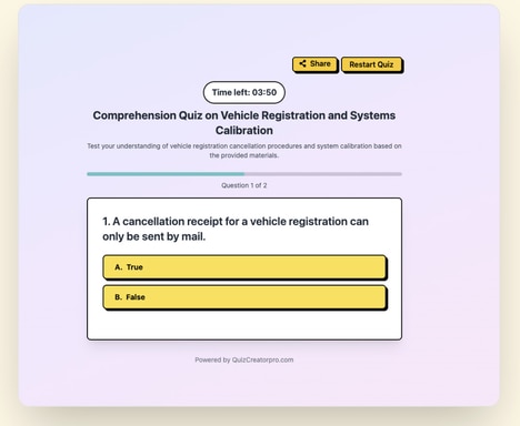Web-Based Quiz Generators