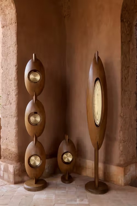 Sculptural Vessel Lamps
