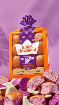 Ube-Inspired Bread Rolls