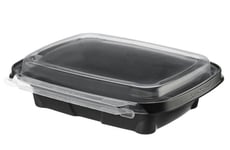 Black-Base Foodstorage Clamshells