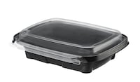 Black-Base Foodstorage Clamshells Image 1