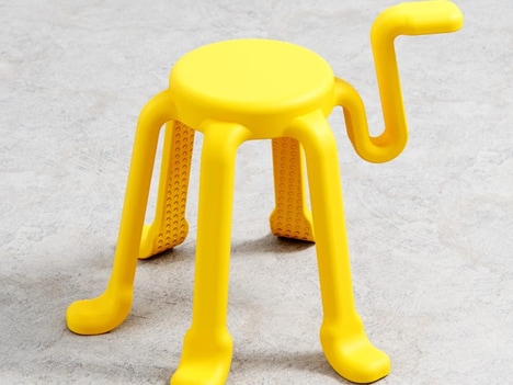 Bright Six-Legged Stools