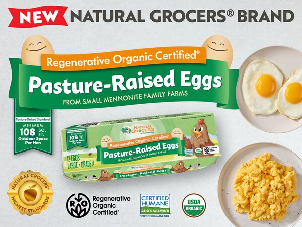 Grocer-Branded Organic Eggs