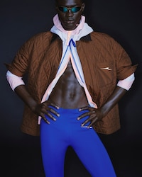 Color-Blocked Performance Capsules Image 3