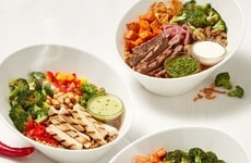 Warm Roasted Veggies Bowls