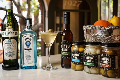 Balanced Dirty Martinis