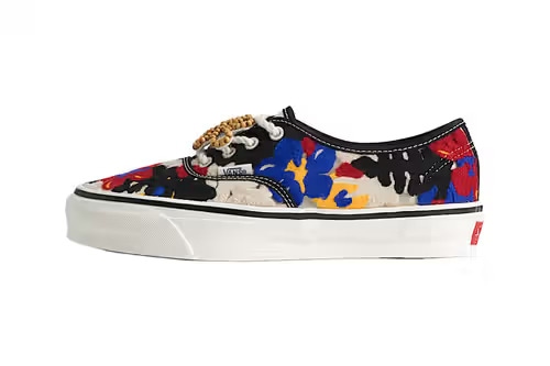 Floral Needlework Sneakers