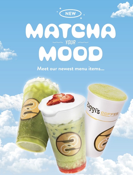 Sweet Cherry Matcha Lattes