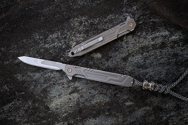 Titanium Flip Scalpel Knives