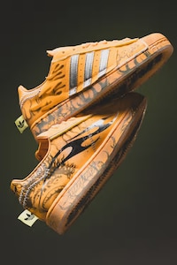 Flame Graphic Sneakers Image 2