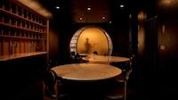 Stealthy Circular Dining Interiors Image 4