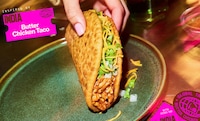 Crispy Butter Chicken Tacos