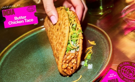 Crispy Butter Chicken Tacos